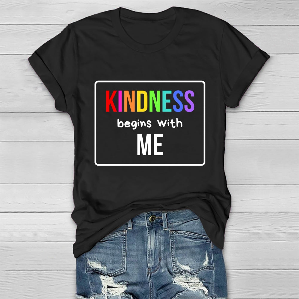 Kindness Begins With Me Healthwear T-shirt