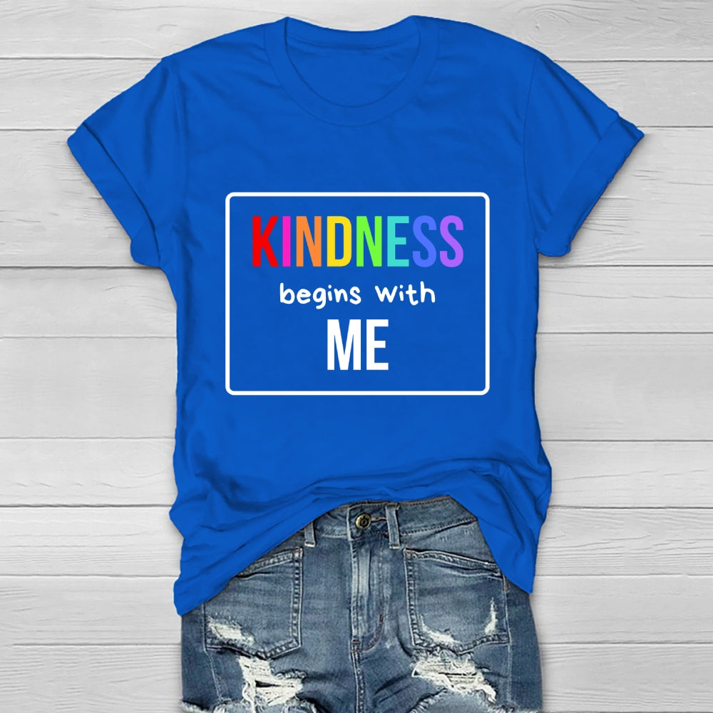 Kindness Begins With Me Healthwear T-shirt