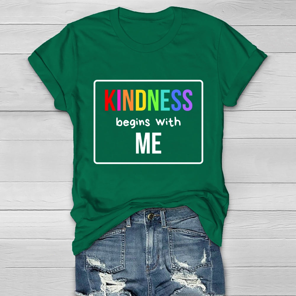 Kindness Begins With Me Healthwear T-shirt