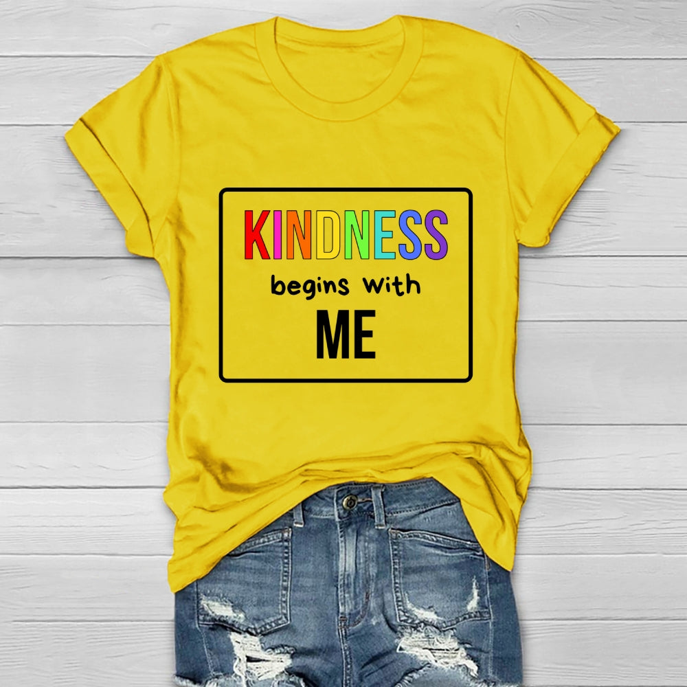 Kindness Begins With Me Healthwear T-shirt