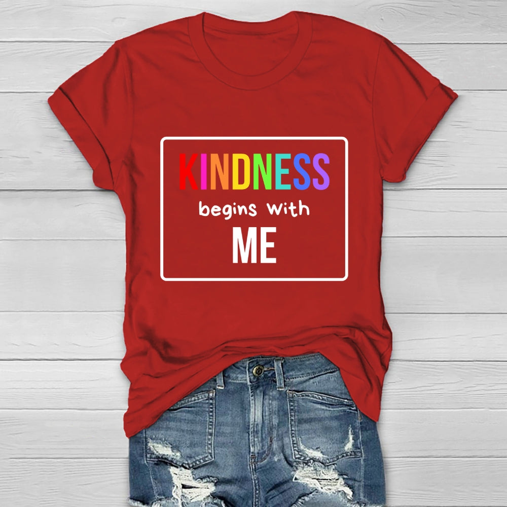 Kindness Begins With Me Healthwear T-shirt