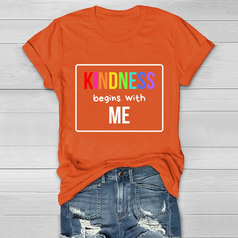 Kindness Begins With Me Healthwear T-shirt