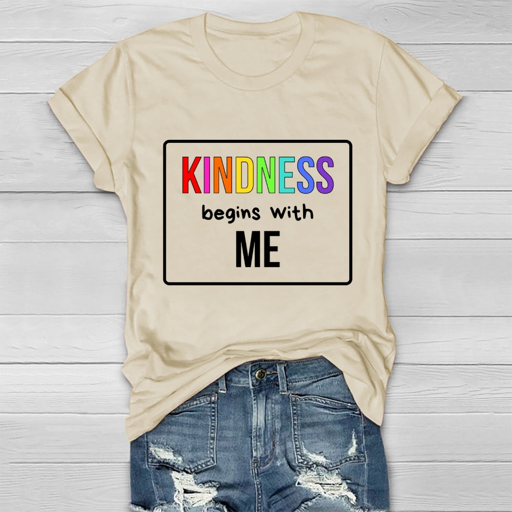 Kindness Begins With Me Healthwear T-shirt