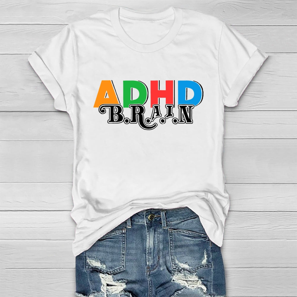 Adhd Brain Healthwear T-shirt