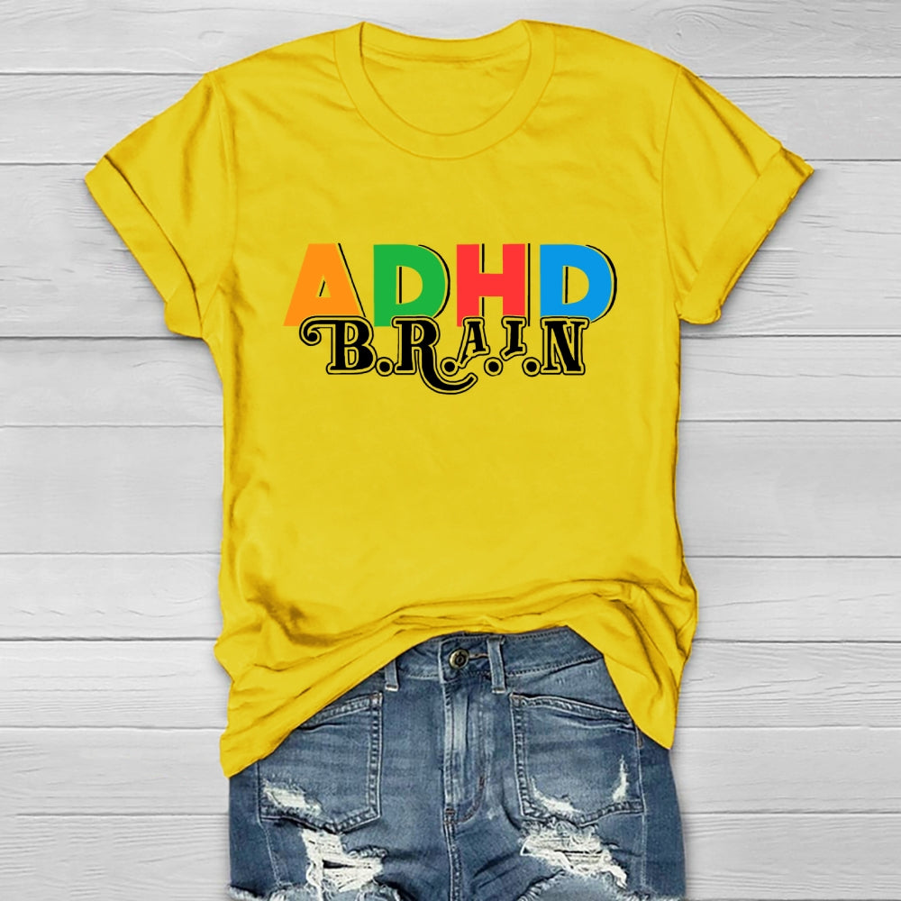 Adhd Brain Healthwear T-shirt