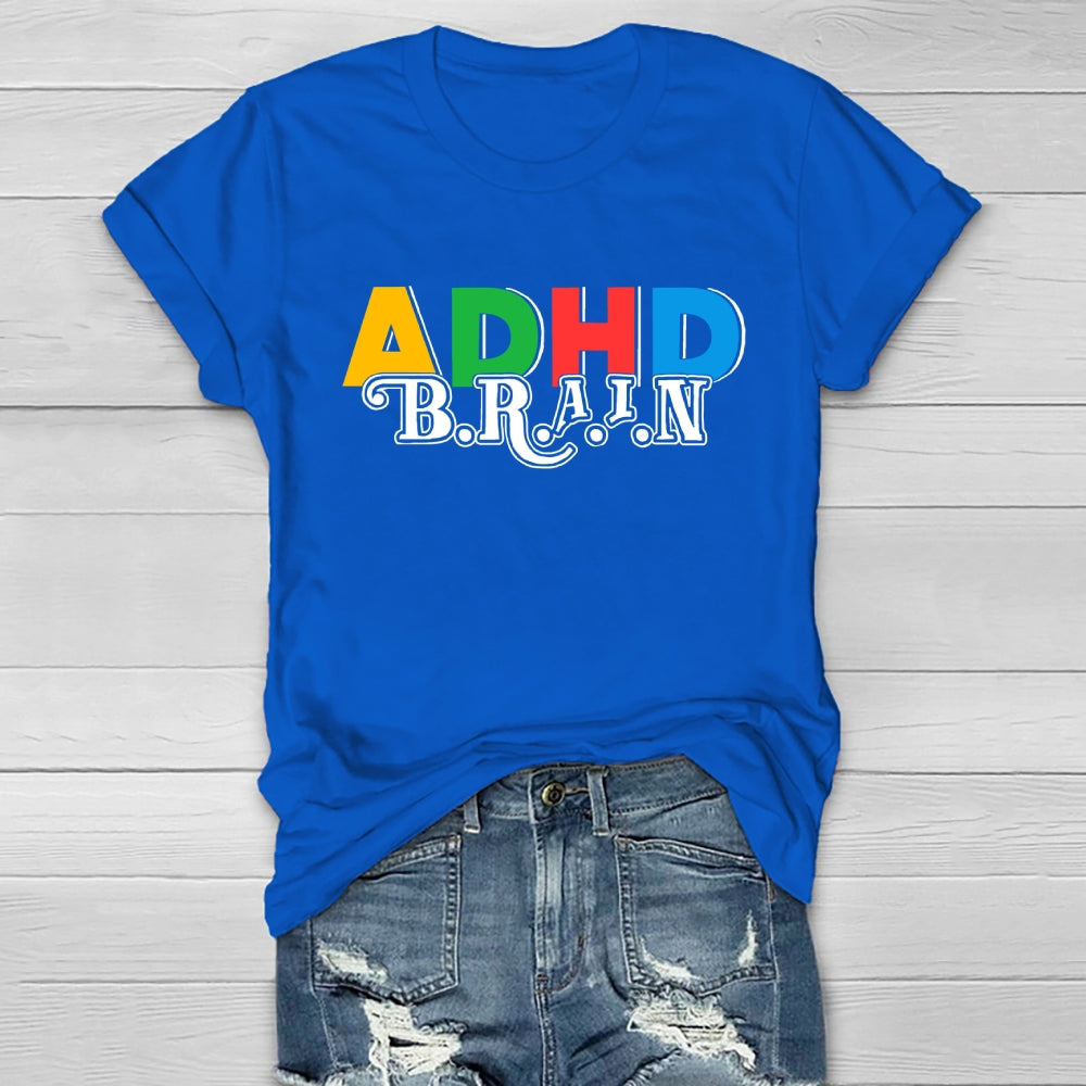 Adhd Brain Healthwear T-shirt