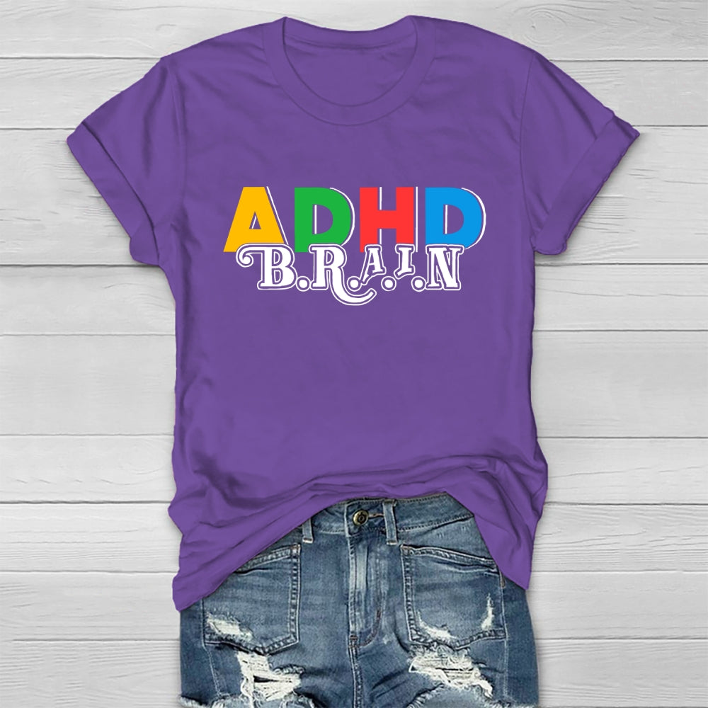 Adhd Brain Healthwear T-shirt