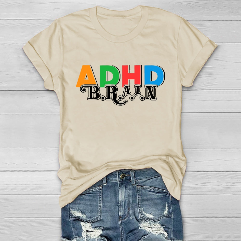 Adhd Brain Healthwear T-shirt
