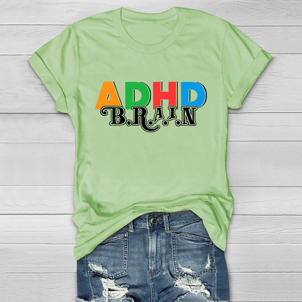 Adhd Brain Healthwear T-shirt