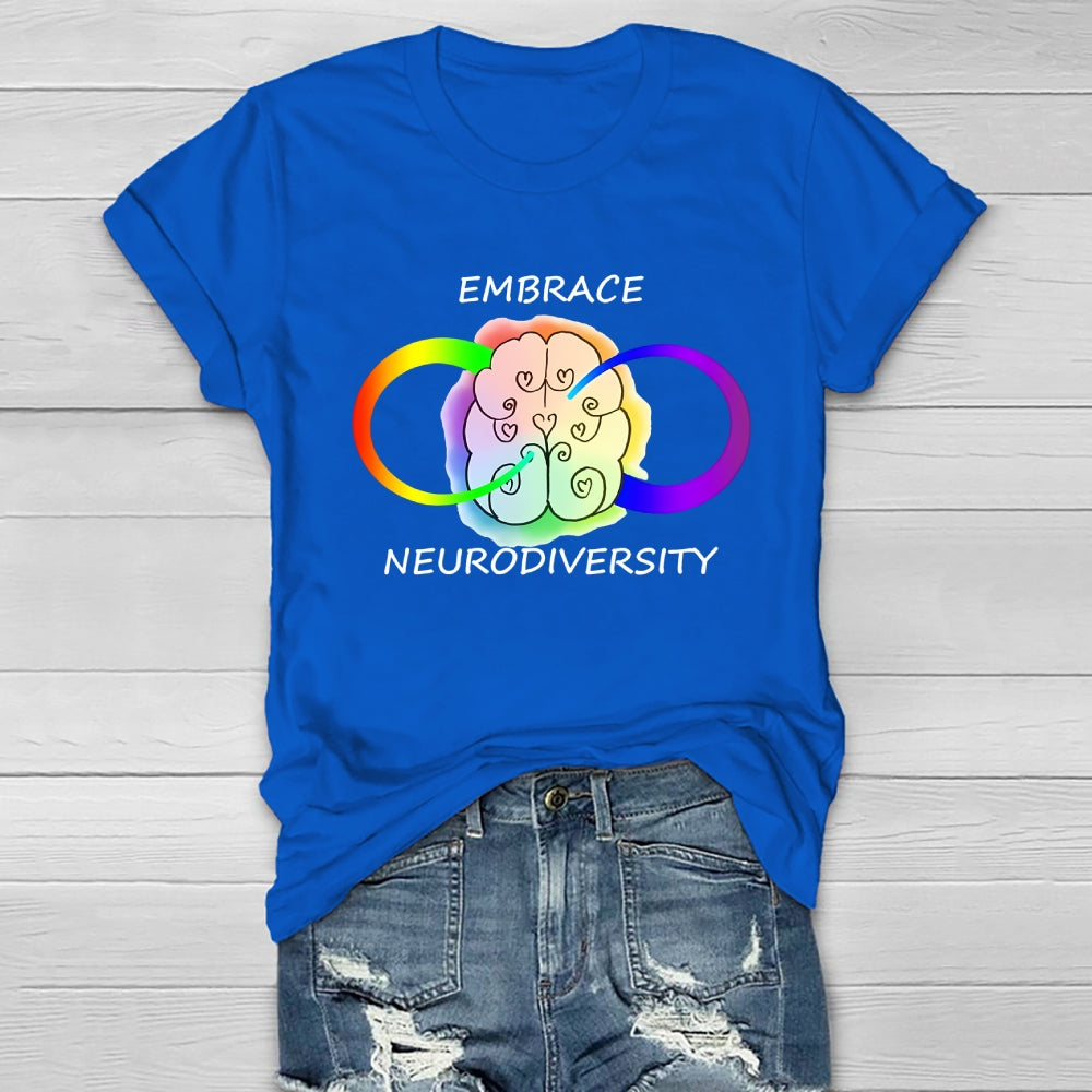Embrace Neurodiversity  Healthwear T-shirt