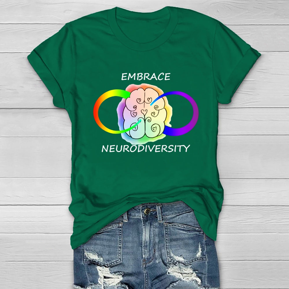Embrace Neurodiversity  Healthwear T-shirt