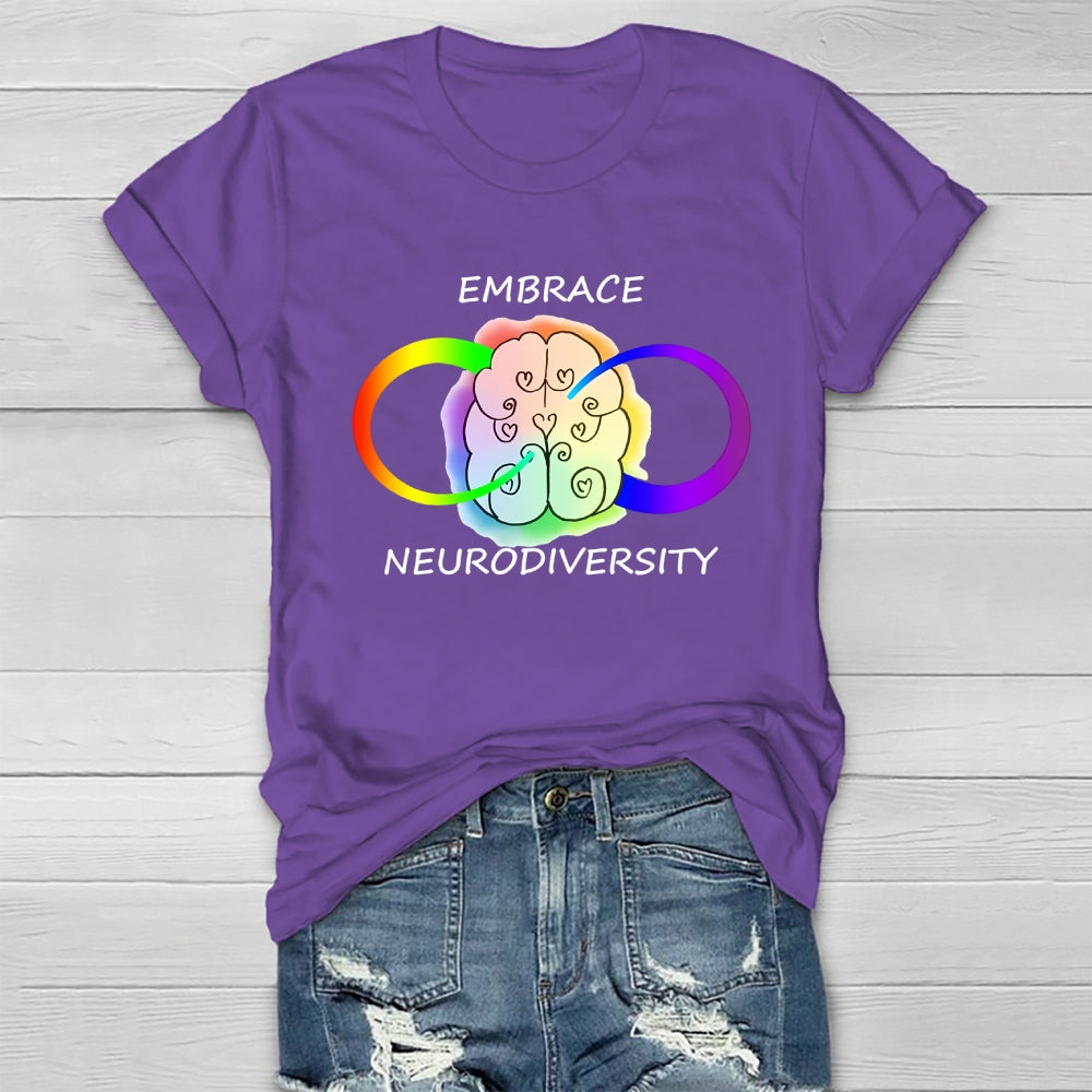 Embrace Neurodiversity  Healthwear T-shirt