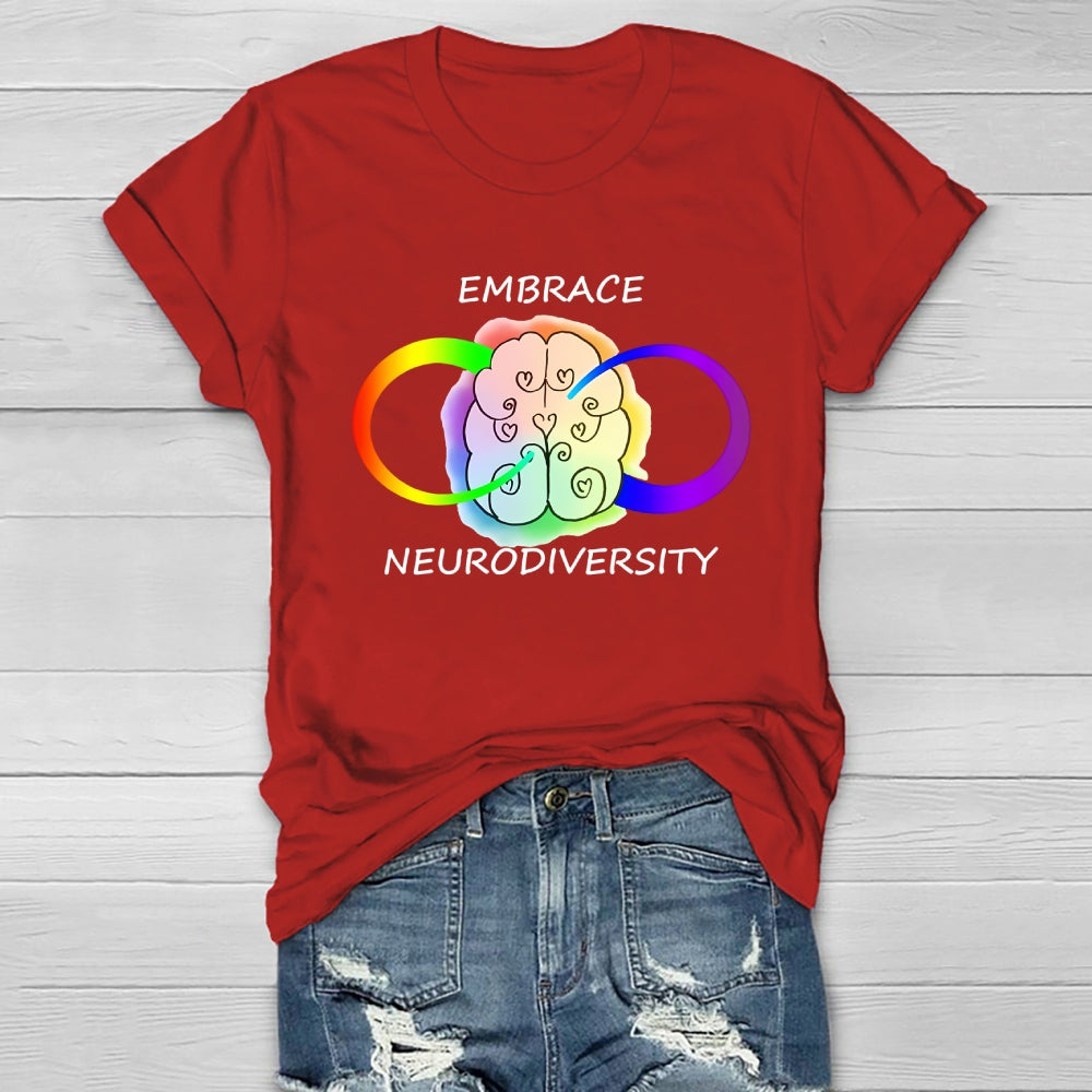 Embrace Neurodiversity  Healthwear T-shirt