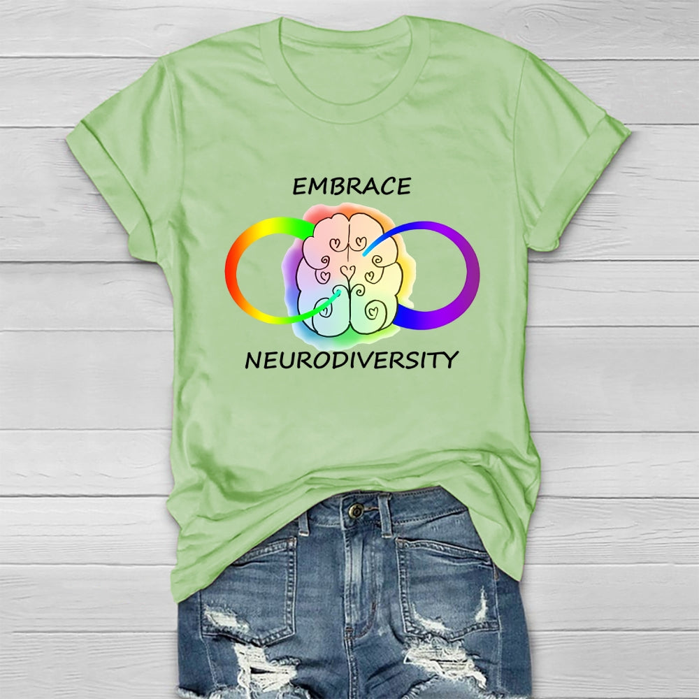 Embrace Neurodiversity  Healthwear T-shirt