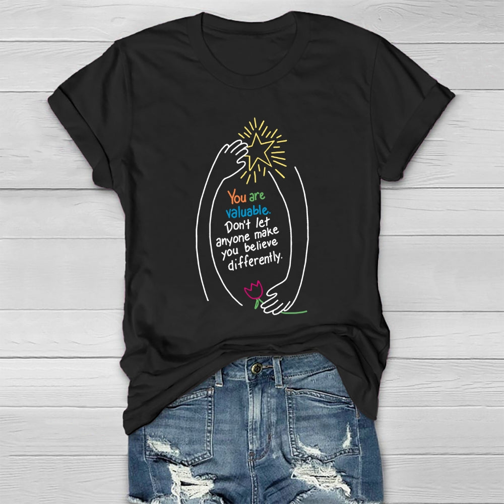 You Are Valuable Healthwear T-shirt