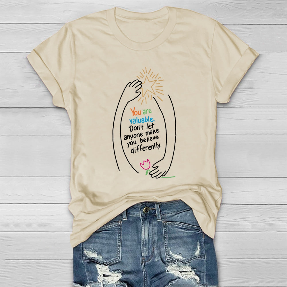 You Are Valuable Healthwear T-shirt