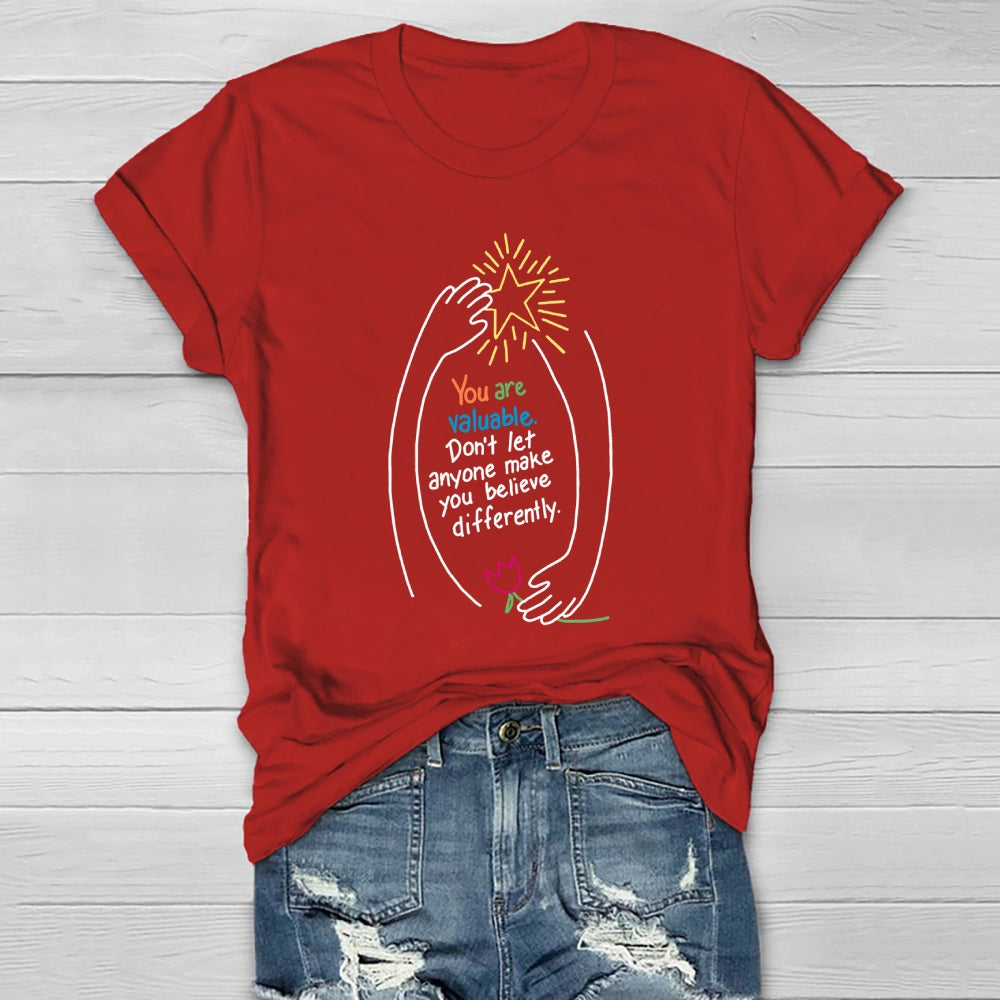 You Are Valuable Healthwear T-shirt