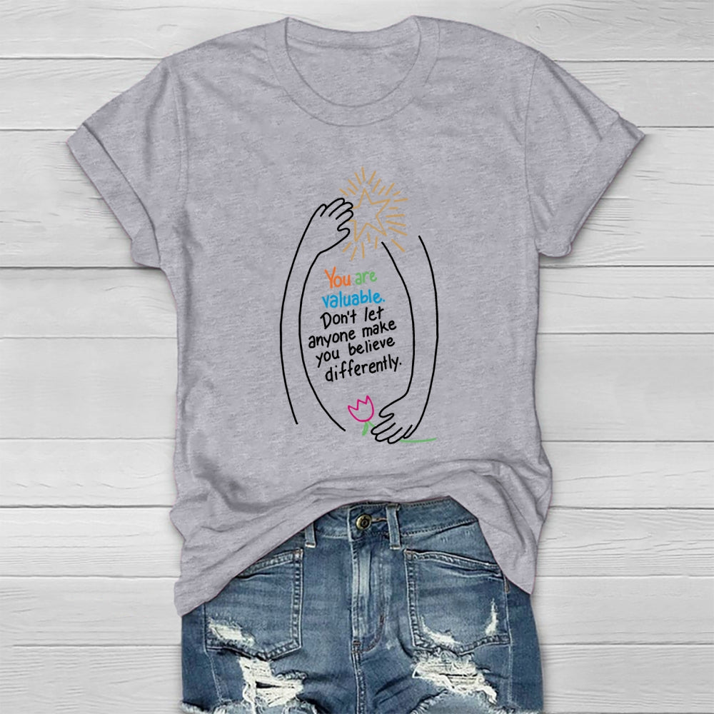 You Are Valuable Healthwear T-shirt