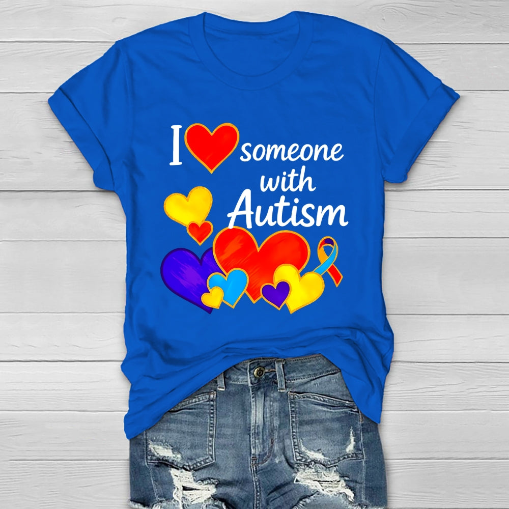 I Love Someone with Autism Healthwear T-shirt