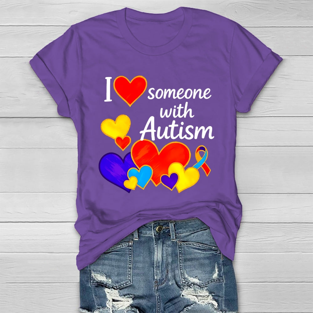 I Love Someone with Autism Healthwear T-shirt