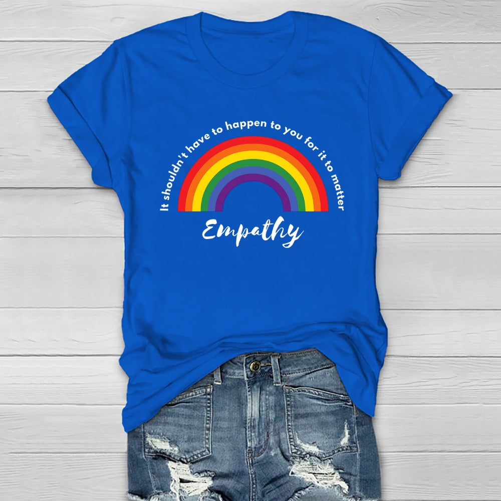 It Shouldn't Have To Happen To You For It To Matter Healthwear T-shirt