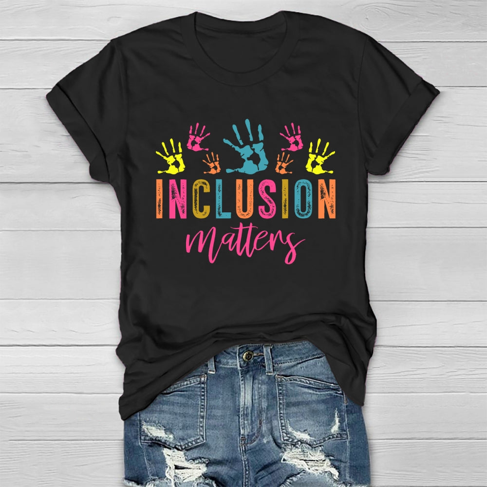 Inclusion Matters Palm Healthwear T-shirt