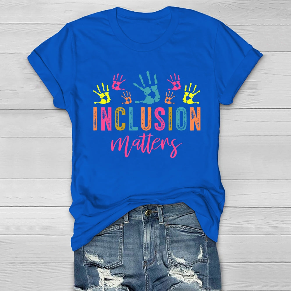 Inclusion Matters Palm Healthwear T-shirt