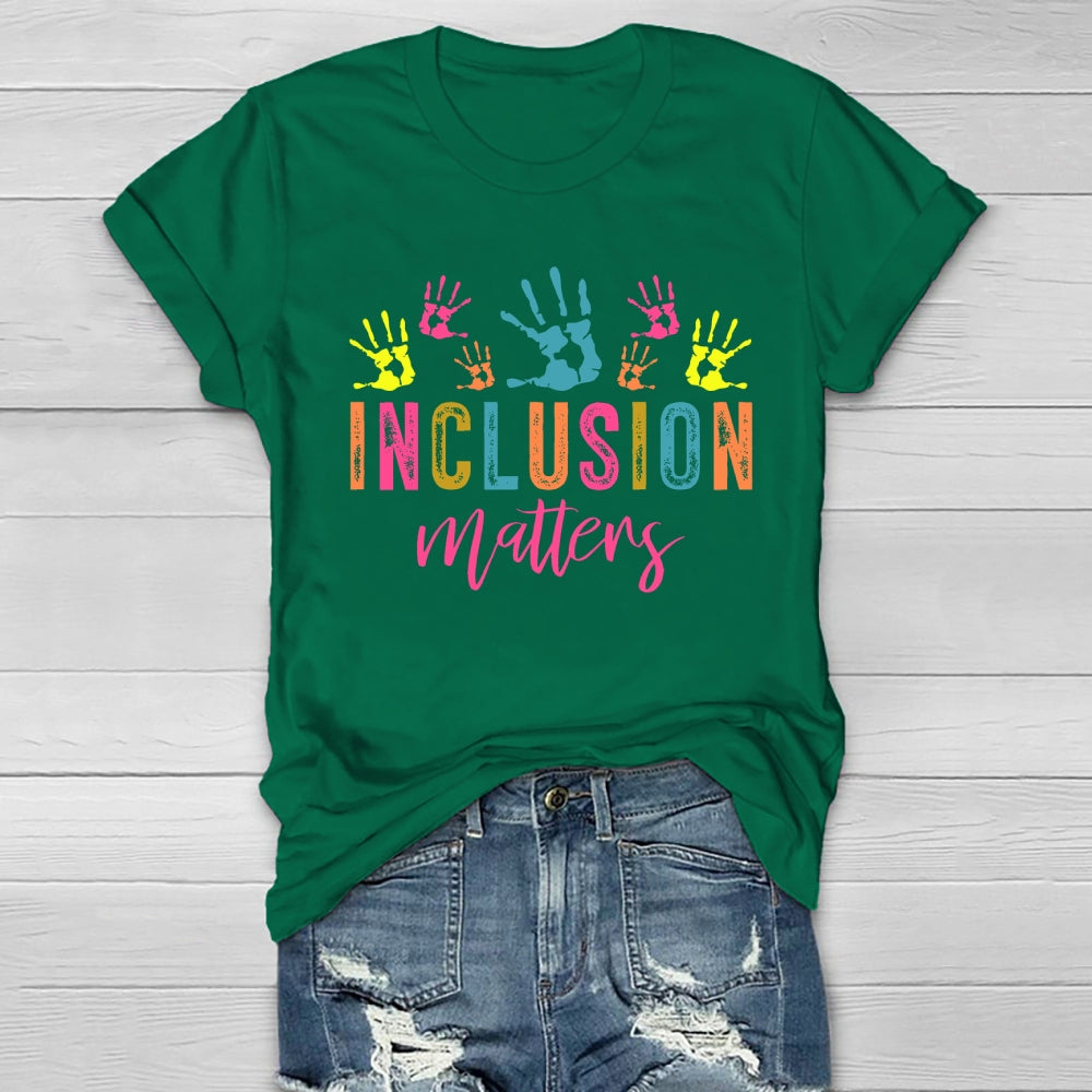 Inclusion Matters Palm Healthwear T-shirt