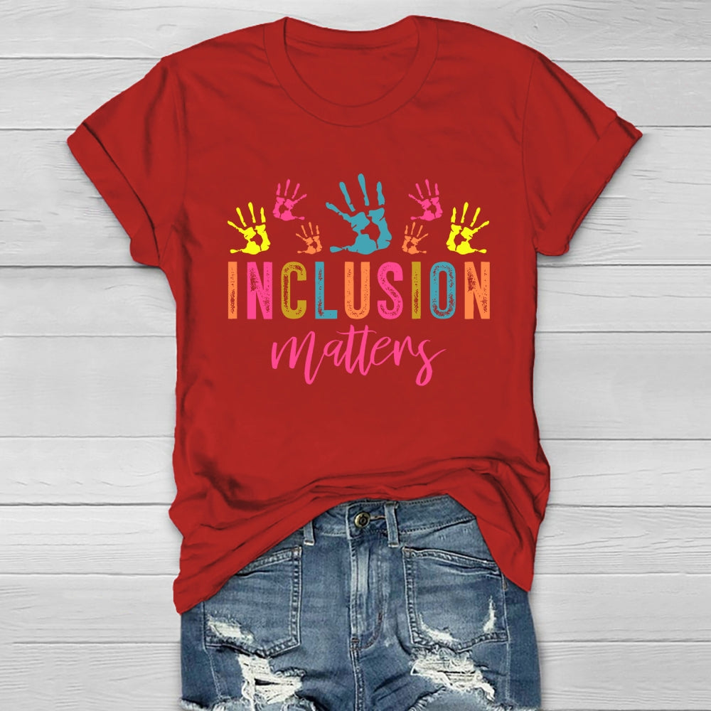 Inclusion Matters Palm Healthwear T-shirt