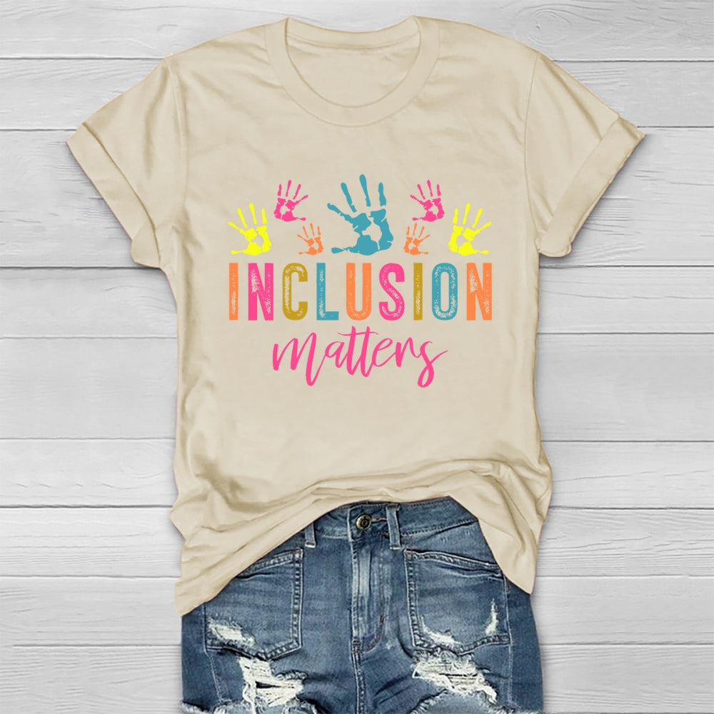 Inclusion Matters Palm Healthwear T-shirt