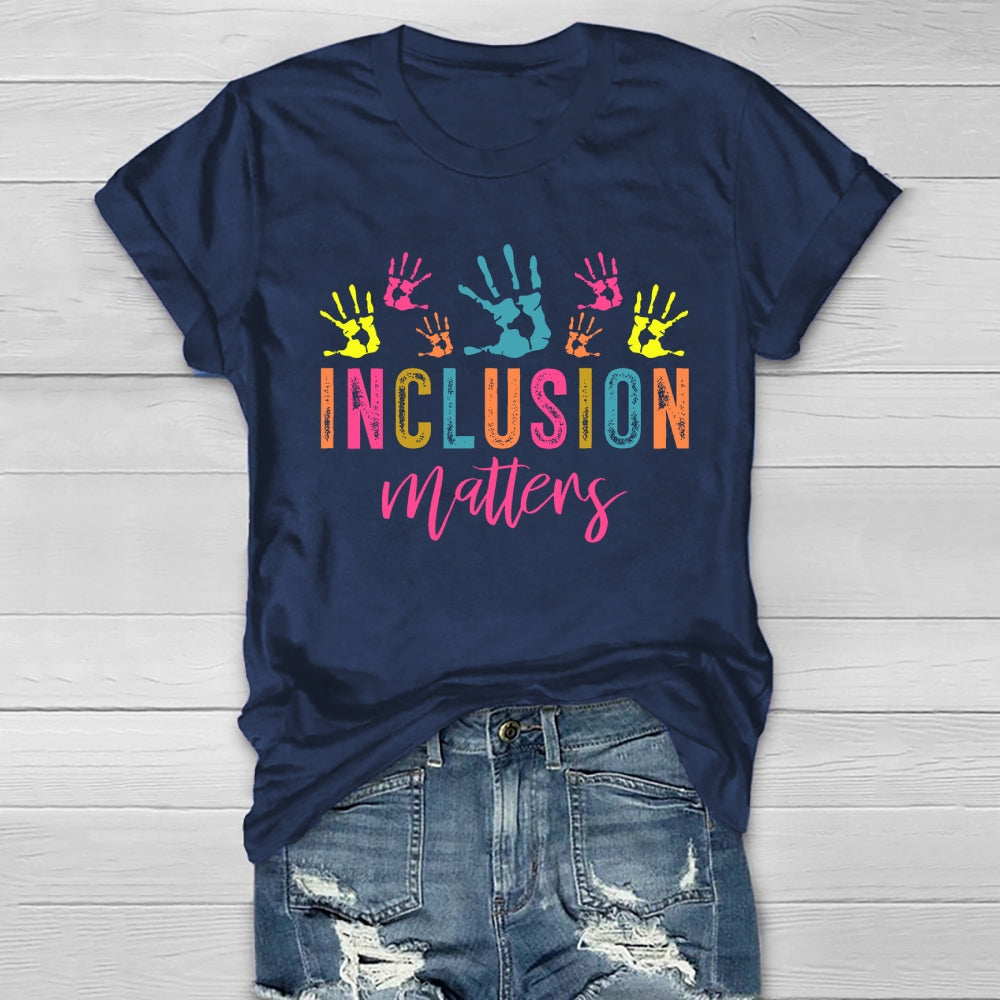 Inclusion Matters Palm Healthwear T-shirt