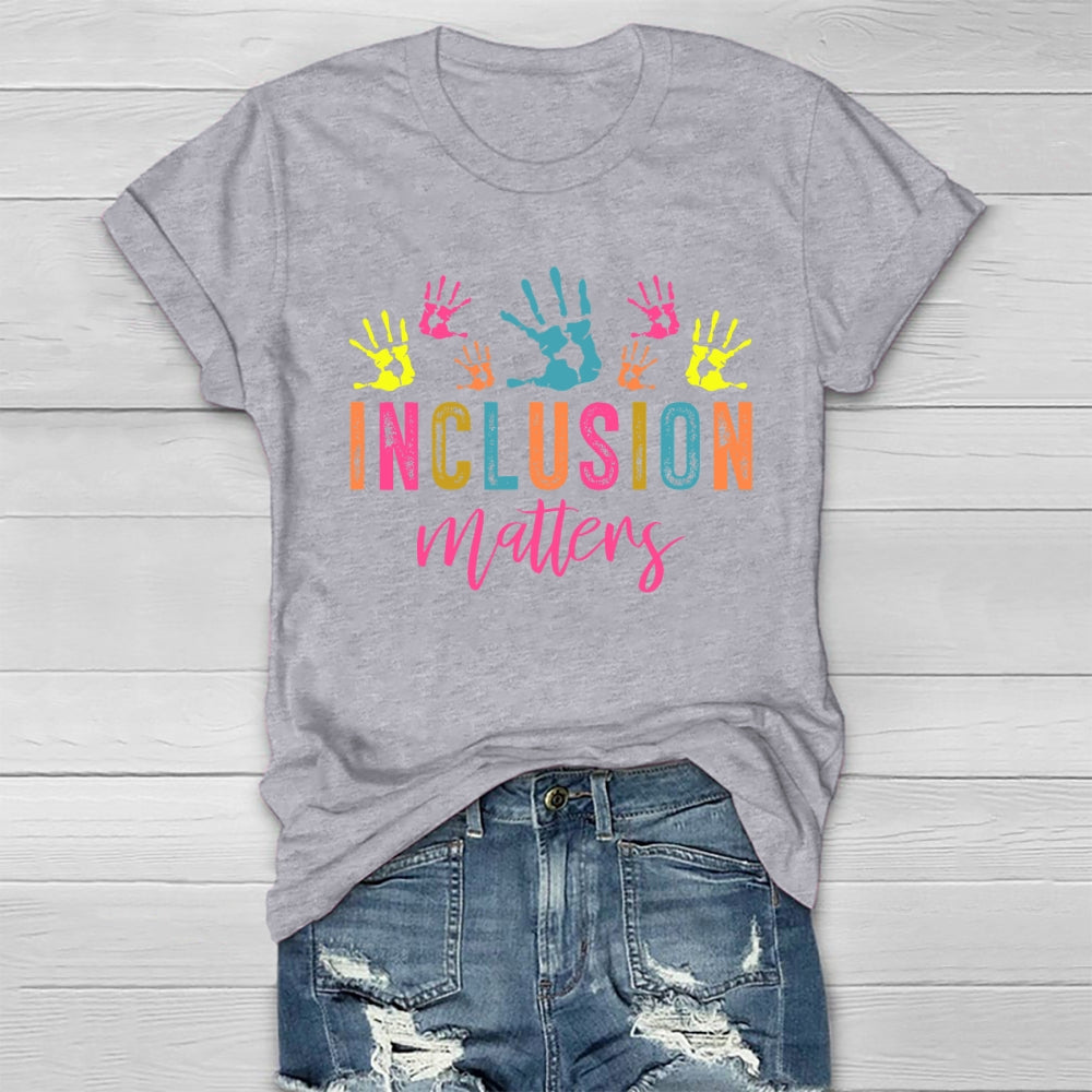 Inclusion Matters Palm Healthwear T-shirt