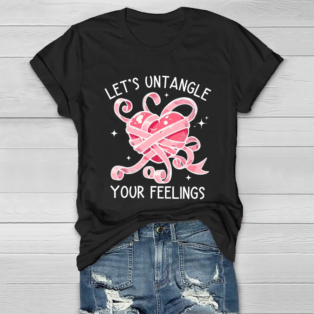 Let's Untangle Your Feelings  Healthwear T-shirt