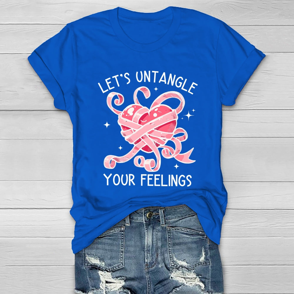 Let's Untangle Your Feelings  Healthwear T-shirt