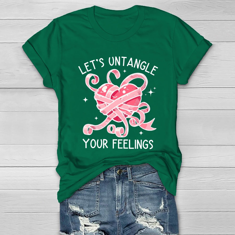 Let's Untangle Your Feelings  Healthwear T-shirt