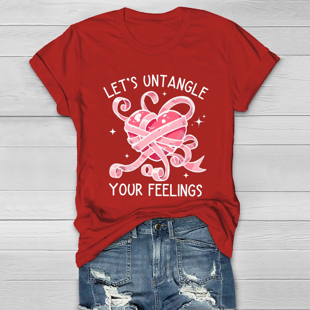 Let's Untangle Your Feelings  Healthwear T-shirt