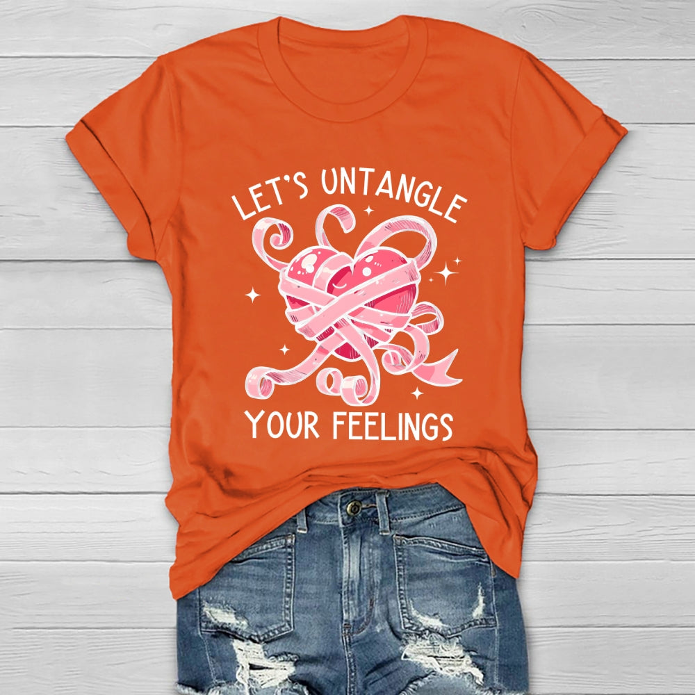 Let's Untangle Your Feelings  Healthwear T-shirt
