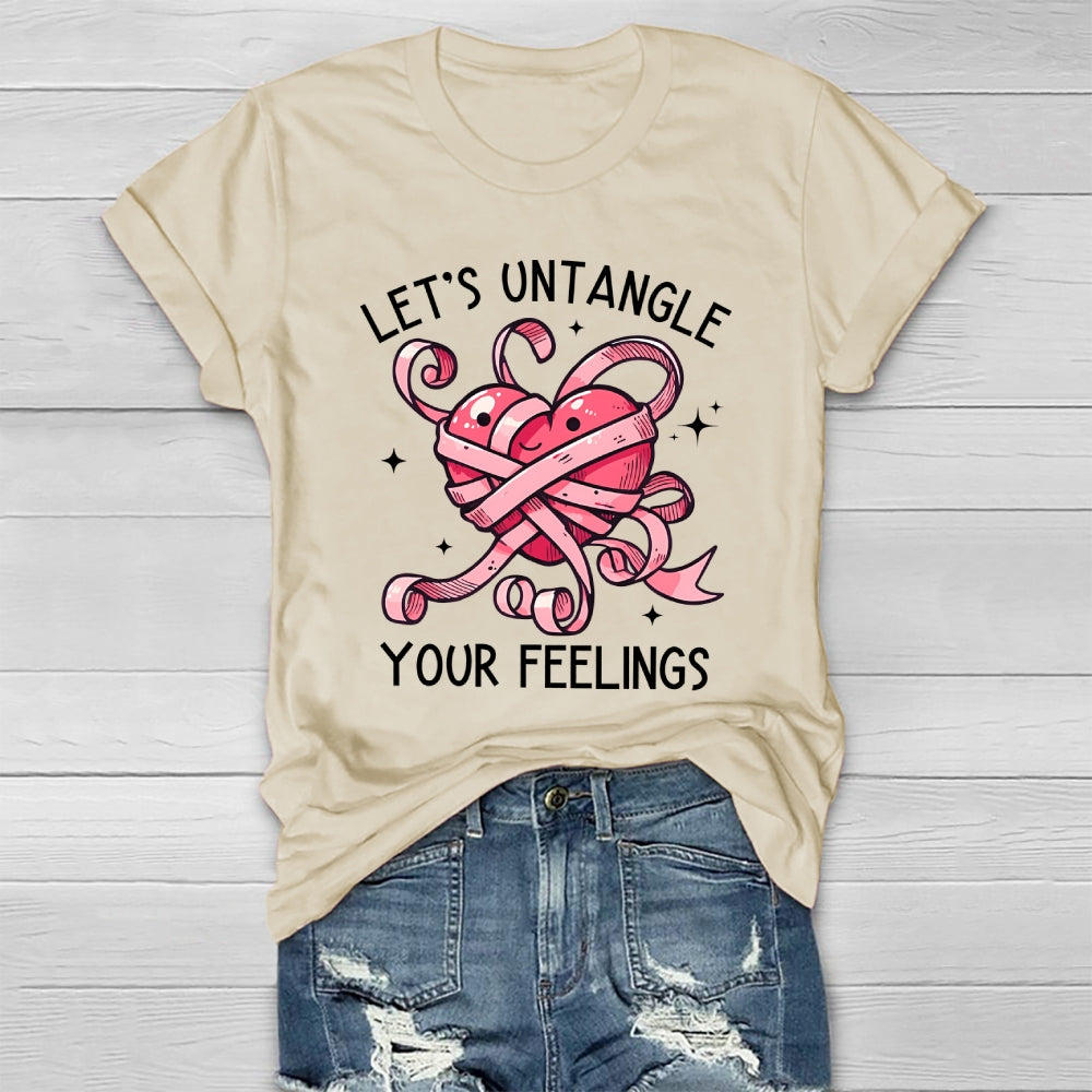 Let's Untangle Your Feelings  Healthwear T-shirt