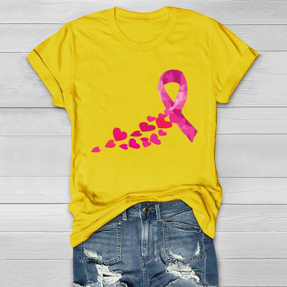 Love Pink Ribbon Healthwear T-shirt
