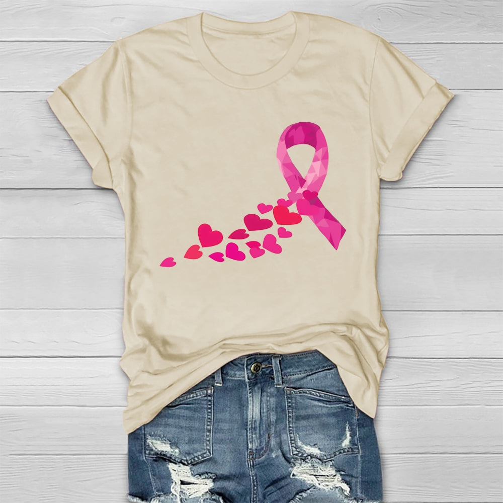 Love Pink Ribbon Healthwear T-shirt