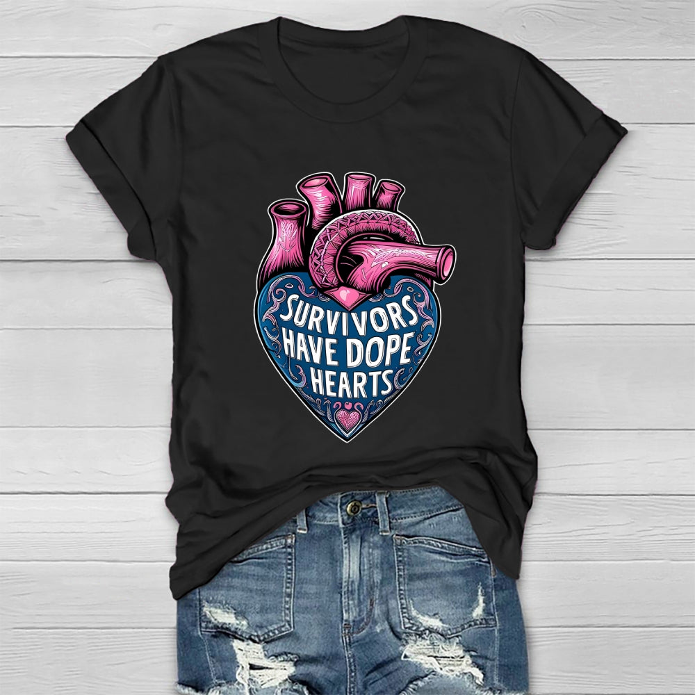 Survivor Have Dope  Hearts  Healthwear T-shirt