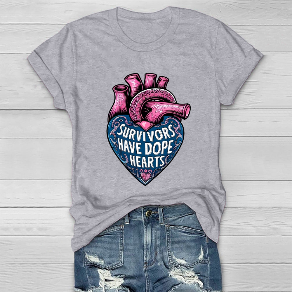 Survivor Have Dope  Hearts  Healthwear T-shirt