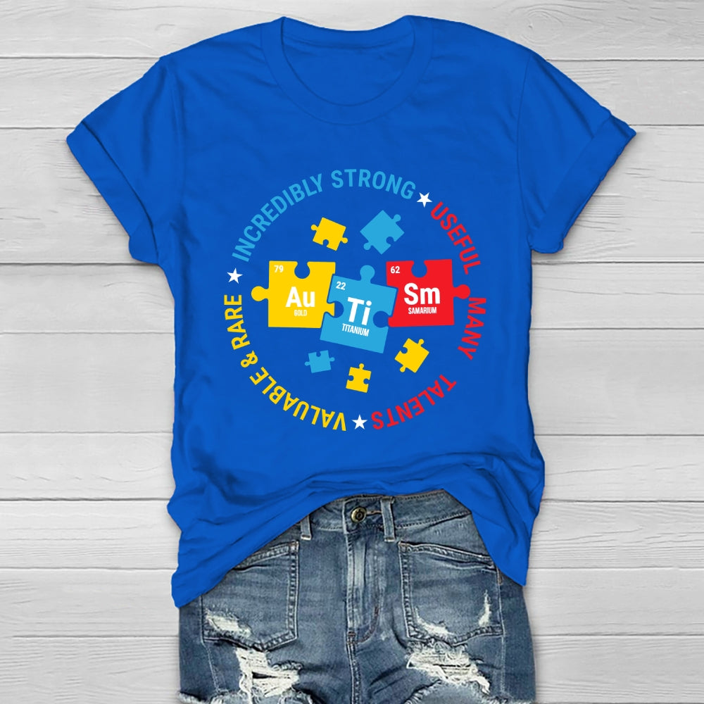 Autism  Incredibly Strong Useful Many Talents Healthwear T-shirt