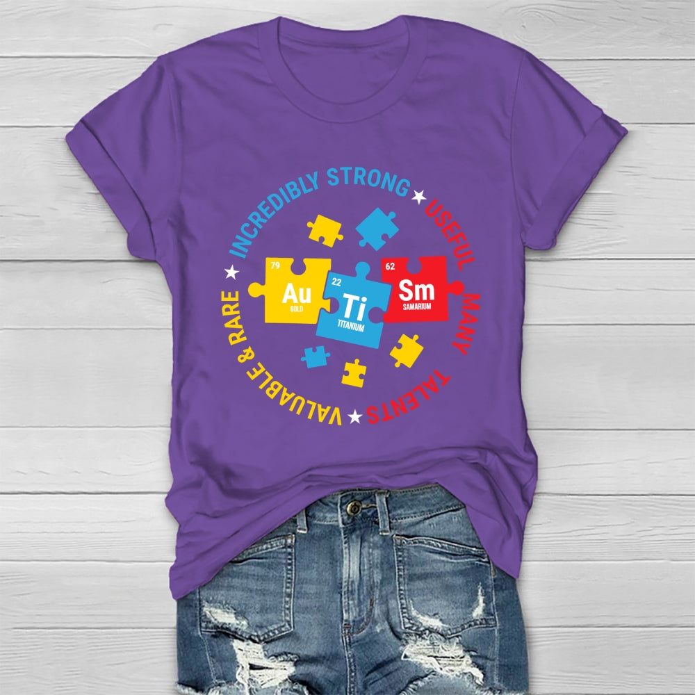 Autism  Incredibly Strong Useful Many Talents Healthwear T-shirt