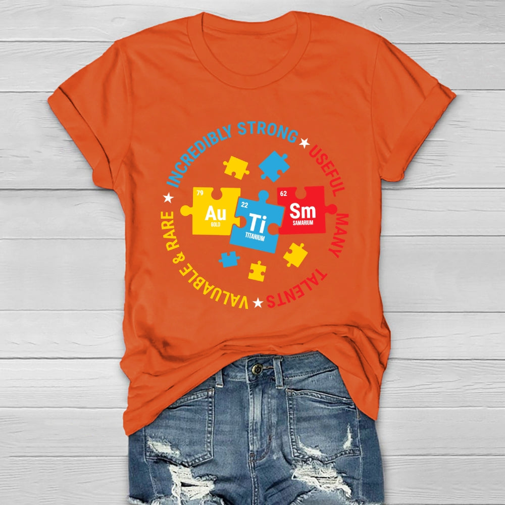 Autism  Incredibly Strong Useful Many Talents Healthwear T-shirt