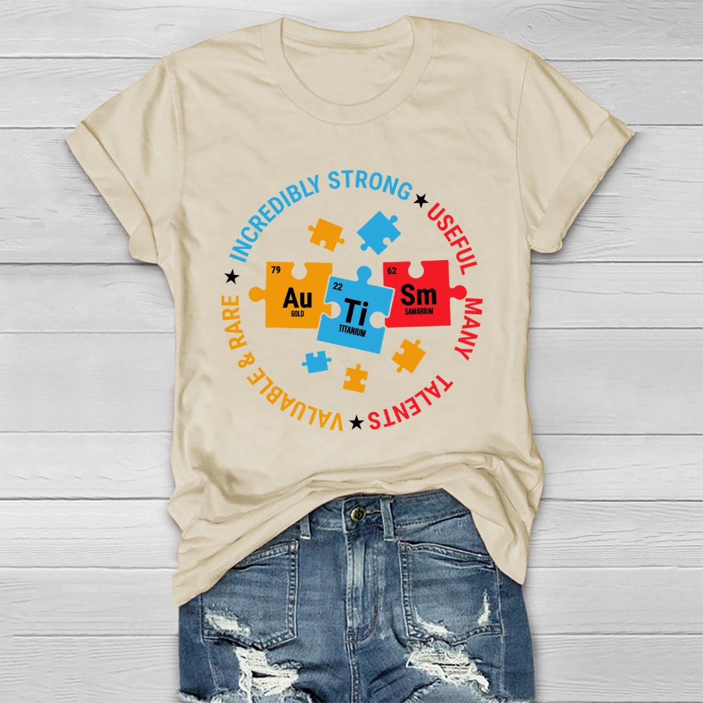 Autism  Incredibly Strong Useful Many Talents Healthwear T-shirt