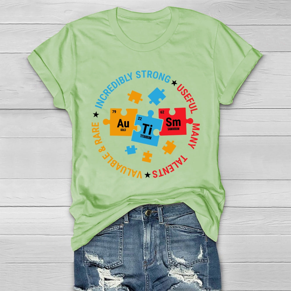 Autism  Incredibly Strong Useful Many Talents Healthwear T-shirt