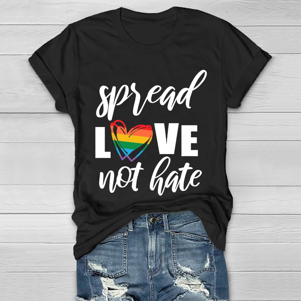 Spread Love Not Hate Healthwear T-shirt