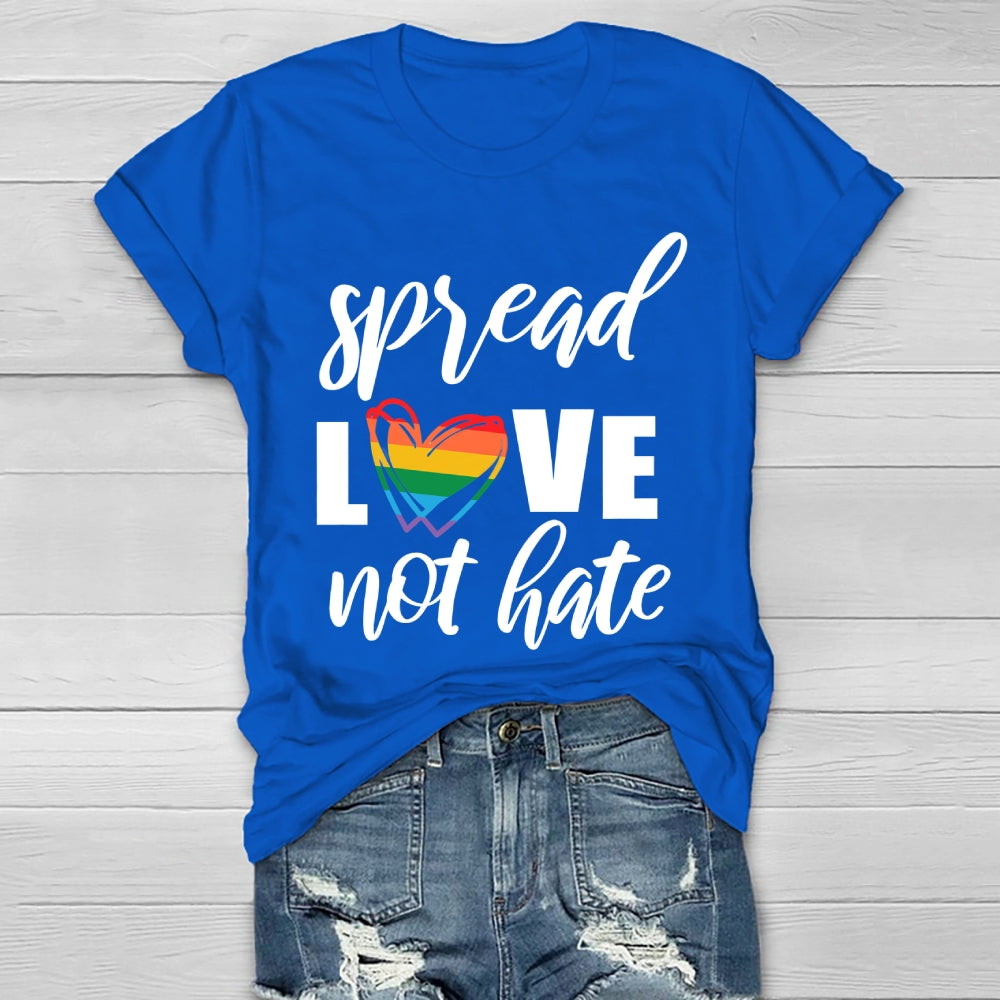 Spread Love Not Hate Healthwear T-shirt