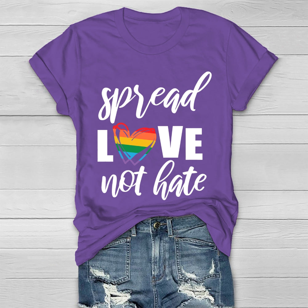 Spread Love Not Hate Healthwear T-shirt